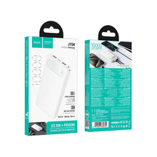 Заредете изображение във визуализатора на галерията – Powerbank Hoco 10000 mAh QC PD 22,5W J154 white
