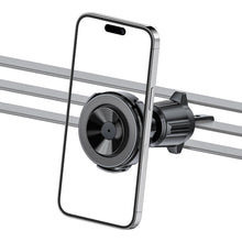 Заредете изображение във визуализатора на галерията – Acefast D22 magnetic car holder with suction cup for phone for air vent - black
