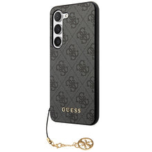 Заредете изображение във визуализатора на галерията – Original Case GUESS - hardcase 4G Charms Collection GUHCSA35GF4GGR for Samsung Galaxy A35 black
