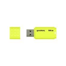 Заредете изображение във визуализатора на галерията – GOODRAM UME2 Pendrive - 64GB USB 2.0 YELLOW
