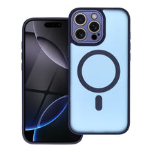 Заредете изображение във визуализатора на галерията – VARIETE MAG COVER Case compatible with MagSafe for IPHONE 16 PRO MAX navy blue
