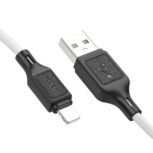 Заредете изображение във визуализатора на галерията – HOCO cable USB A to Lightning 2,4A X90 1m white
