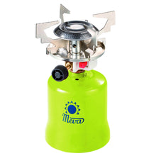Заредете изображение във визуализатора на галерията – Gas camping stove with punctured gas cartridges FOCUS piezo igniter 1.4kW
