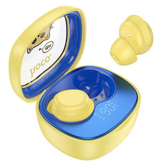 HOCO wireless earphones bluetooth TWS for kids EW111 yellow