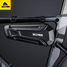 Заредете изображение във визуализатора на галерията – WILDMAN traveling bag under the bike frame with zipper 1,8L XT9 black
