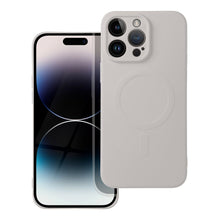 Заредете изображение във визуализатора на галерията – SILICONE MAG COVER case compatible with MagSafe for SAMSUNG S25 Plus grey titatnium
