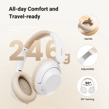 Заредете изображение във визуализатора на галерията – Ugreen HP202 HiTune Max5 on-ear wireless headphones with hybrid ANC noise reduction - white
