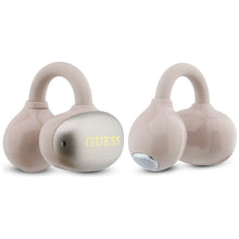 Заредете изображение във визуализатора на галерията – Wireless earphones OWS Guess Metalic Finish Electropated Parts Classic Logo pink
