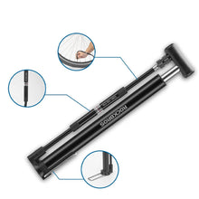 Заредете изображение във визуализатора на галерията – Rockbros 42322821001 floor bicycle pump - black
