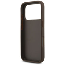 Заредете изображение във визуализатора на галерията – GUESS case for IPHONE 17 Pro GUHCP17LP4GMGSW (PU W/ Strap 4G Classic Logo) brown
