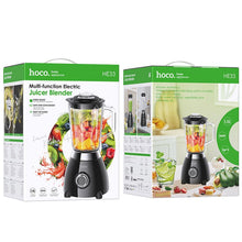 Заредете изображение във визуализатора на галерията – HOCO electric retro juicer blender 1,5L HE33 black

