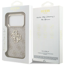 Заредете изображение във визуализатора на галерията – GUESS case for IPHONE 18 Pro / 17 Pro GUE005483 (PU W/ Big 4G Classic Logo) rose gold

