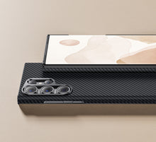 Заредете изображение във визуализатора на галерията – Benks Etui Magnetic Armor Air Kevlar 600D for Samsung Galaxy S23 Ultra black
