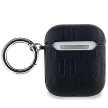 Заредете изображение във визуализатора на галерията – Karl Lagerfeld Monogram Choupette Head case for AirPods 1 / 2 - black
