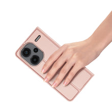Заредете изображение във визуализатора на галерията – Dux Ducis Skin Pro case with flap and card slot for Xiaomi Redmi Note 13 Pro+ 5G - pink
