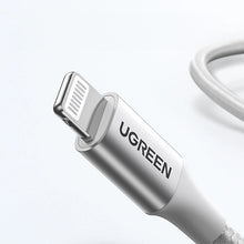 Заредете изображение във визуализатора на галерията – Ugreen US304 70523 USB-C / Lightning MFi cable 1m - silver
