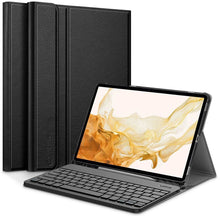 Заредете изображение във визуализатора на галерията – Tech-Protect SC Pen + Keyboard case with keyboard for Samsung Galaxy Tab A8 10.5" X200 / X205 - black
