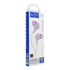 HOCO wire earphones Lightning with microphone M113 purple