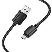 Заредете изображение във визуализатора на галерията – HOCO cable USB A to Micro USB 2,4A X113 1 m black
