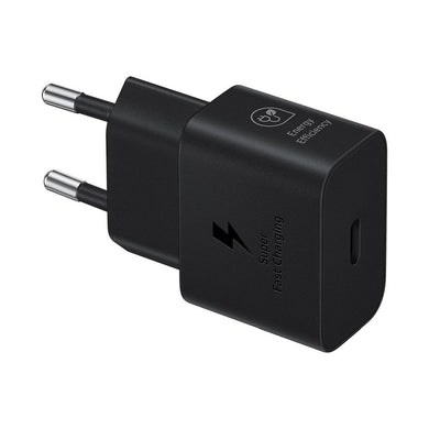 Оригинален гръб SAMSUNG  charger Type C + cable Type C to Type C PD 3A 25W GaN EP-T2510XBEGEU черен blister