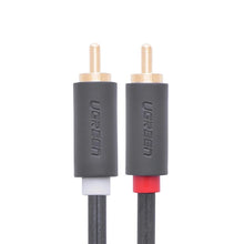 Заредете изображение във визуализатора на галерията – Ugreen AV104 10519 audio cable 2RCA (male) / 2RCA (male) 3m - gray
