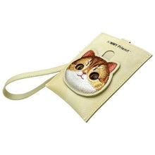 Заредете изображение във визуализатора на галерията – NIMMY card wallet BIG EYED PET 2.0 Cat khaki
