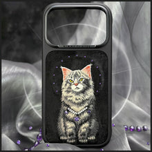 Заредете изображение във визуализатора на галерията – NIMMY case LUCKY FASHION CAT compatible with MagSafe for IPHONE 18 Pro Max/17 Pro Max black
