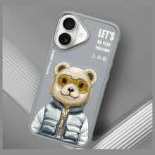 Заредете изображение във визуализатора на галерията – NIMMY case COOL&amp;CUTE 2.0 Bear for IPHONE 16 gray
