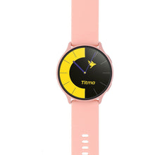 Заредете изображение във визуализатора на галерията – Smartwatch TITMO O-200 (GPS, AMOLED, bluetooth call, silicone strap) pink
