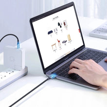 Заредете изображение във визуализатора на галерията – Ugreen US316 70428 USB-C - USB-C PD QC FCP cable 100W 5A 480Mb/s 1.5m - gray
