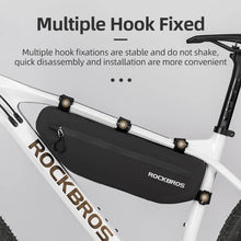 Заредете изображение във визуализатора на галерията – Rockbros AS-043 bicycle bag with Velcro 3l - black
