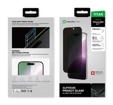 Заредете изображение във визуализатора на галерията – Amazing Thing Tempered glass Titan Privacy Glass IP156.1PRCFGLA for Iphone 15
