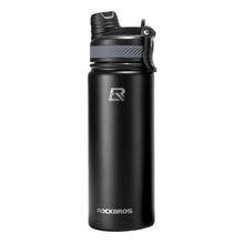 Заредете изображение във визуализатора на галерията – Rockbros 35210029001 bicycle thermal bottle for drinks 530 ml - black
