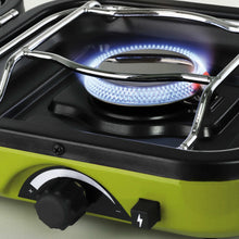 Заредете изображение във визуализатора на галерията – DUAL COMPACT + GRILL double camping stove
