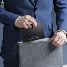Заредете изображение във визуализатора на галерията – Wireless keyboard folded QWERTY Hoco GM71 black
