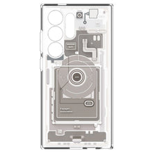 Заредете изображение във визуализатора на галерията – Spigen Ultra Hybrid case for Samsung Galaxy S24 Ultra - natural titanium (Zero One pattern)

