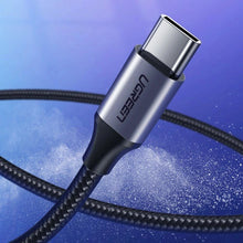 Заредете изображение във визуализатора на галерията – Ugreen US288 60124 USB-A / USB-C QC 3.0 3A 0.25m cable - gray

