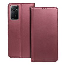 Заредете изображение във визуализатора на галерията – SMART MAGNETO Book case for XIAOMI Redmi 15c burgundy
