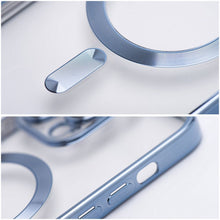 Заредете изображение във визуализатора на галерията – Case for Samsung A08 Electro Mag Cover compatible with MagSafe titanium blue
