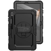 Заредете изображение във визуализатора на галерията – Tech-Protect Solid360 case for Samsung Galaxy Tab S7+ / S8+ / S7 FE 12.4" - black
