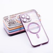 Заредете изображение във визуализатора на галерията – ELECTRO MAG COVER case compatible with MagSafe for IPHONE 17 Pro deep purple
