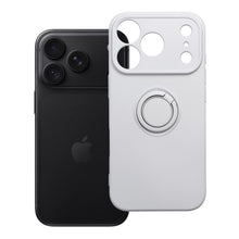 Заредете изображение във визуализатора на галерията – Case for iPhone 18 Pro / 17 Pro Silicone Ring silver
