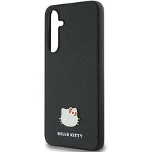 Заредете изображение във визуализатора на галерията – Hello Kitty Metal Logo Kitty Head case for Samsung Galaxy A55 - black
