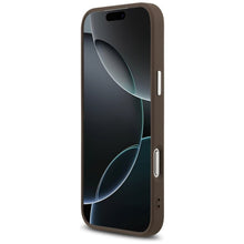Заредете изображение във визуализатора на галерията – GUESS case for IPHONE 17 Pro compatible with MagSafe GUHMP17LPSAREGSW (PU W/ Classic Logo) brown
