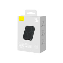 Заредете изображение във визуализатора на галерията – Baseus Magnetic Mini 20000 mAh 20W Powerbank - black + USB-C / USB-C cable
