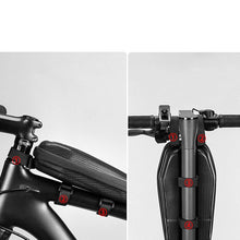 Заредете изображение във визуализатора на галерията – Rockbros B62-1 bicycle bag for handlebar or frame 3 l - black
