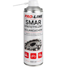 Заредете изображение във визуализатора на галерията – Synthetic chain lubricant PRO-LINE spray 500ml
