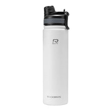 Заредете изображение във визуализатора на галерията – Rockbros 35210029006 bicycle thermal bottle for drinks 620 ml - white
