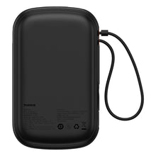 Заредете изображение във визуализатора на галерията – Baseus Qpow Pro+ 20000mAh 22.5W powerbank with built-in USB-C cable and display - black
