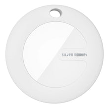 Заредете изображение във визуализатора на галерията – Silver Monkey Tag Bicycle Bell locator in the shape of a bicycle bell - black
